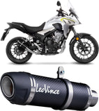 Exhaust Tip Without Sound Certification Gp Corsa Evo Carbon Fiber - Leovince Compatible With Honda Cb 500 Hornet (2024-2026)