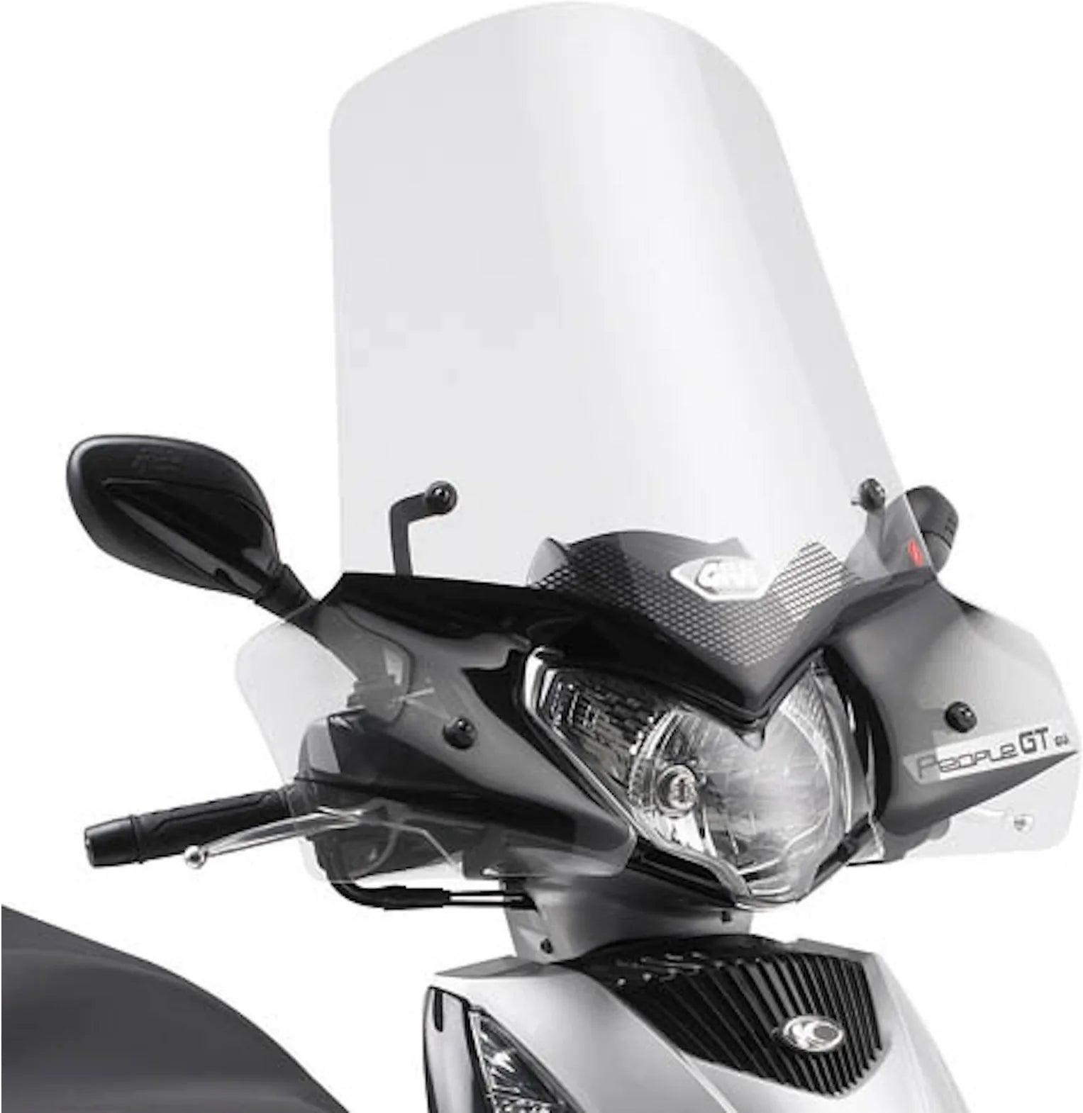 Transparent Wind-Screen - Givi Compatible With Kymco People 125 - 200 Gti (2010-2020)