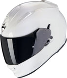 Full-Face Motorcycle Helmet Scorpion Exo Exo-491 Polycarbonate White Solid Size S