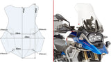 Transparent Wind-Screen - Givi Compatible With Bmw R 1250 Gs (2019-2023)