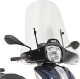Transparent Wind-Screen - Givi Compatible With Piaggio Medley 125 - 150 (2016-2019)