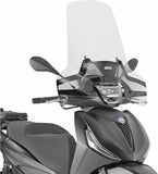Transparent Wind-Screen - Givi Compatible With Piaggio Beverly 300 - 400 Hpe (2021-2024)