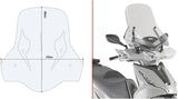 Transparent Wind-Screen - Givi Compatible With Kymco Agility 300 - 350 R16 (2019-2024)