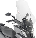 Transparent Wind-Screen - Givi Compatible With Kymco Dink 125 - 150 Flat (2023-2024)