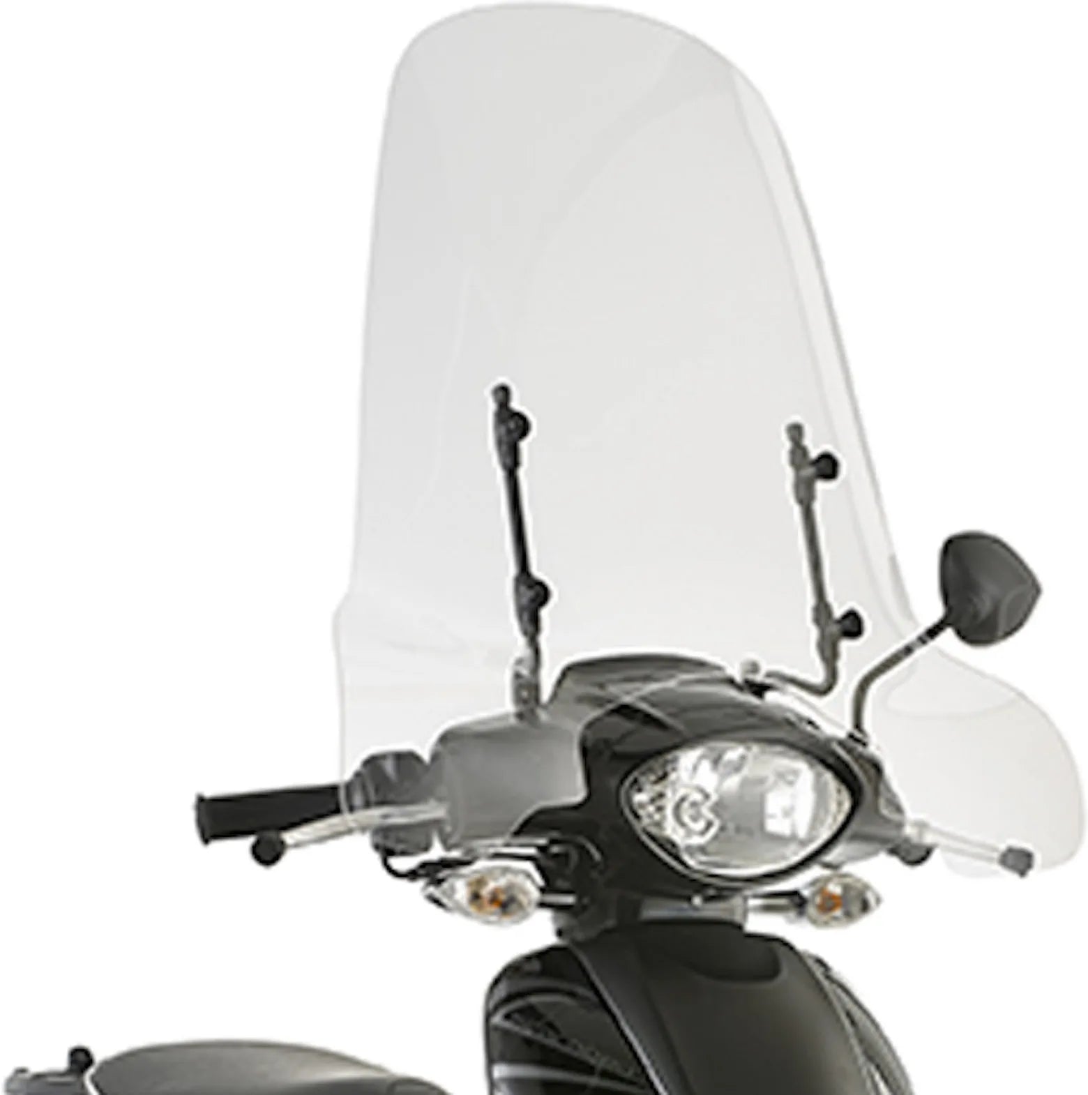 Transparent Wind-Screen - Givi Compatible With Aprilia Scarabeo 50 (2014-2020)
