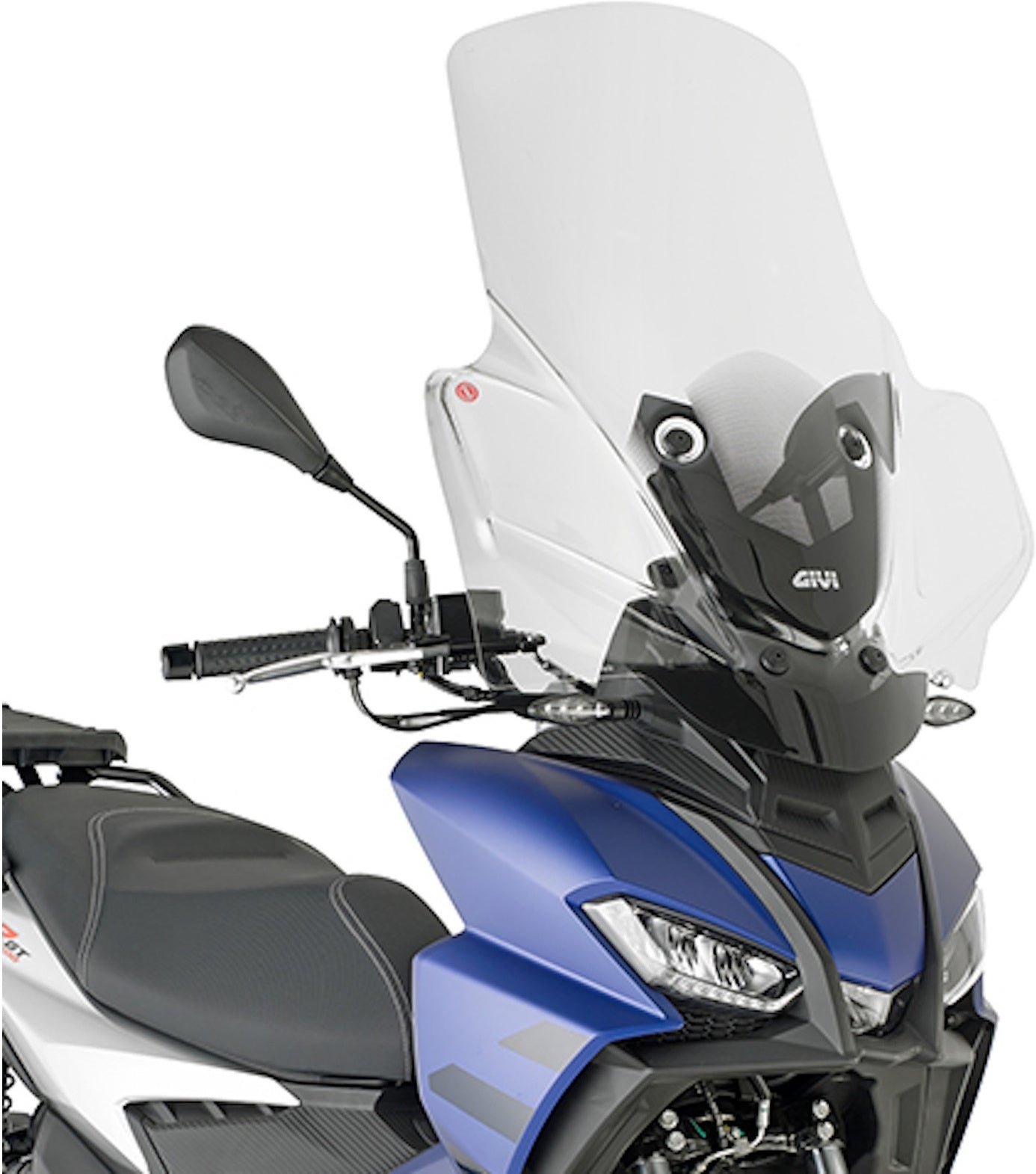 Transparent Wind-Screen - Givi Compatible With Aprilia Sr Gt 125 - 200 (2022-2024)