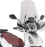 Transparent Wind-Screen - Givi Compatible With Piaggio Medley 125 - 150 I Get (2020-2024)