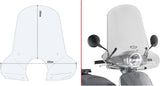 Transparent Wind-Screen - Givi Compatible With Sym Fiddle 125 (2020)