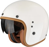 Urban Motorcycle Helmet Scorpion Exo Belfast Evo Ultra Tct Cream Luxe Size M