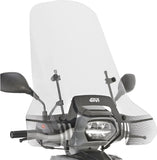 Transparent Wind-Screen - Givi Compatible With Peugeot Tweet 50 - 125 - 200 Fl Gt (2023)