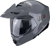 Full-Face Motorcycle Helmet Scorpion Exo Adx-2 Polycarbonate Cement Grey Solid Size M
