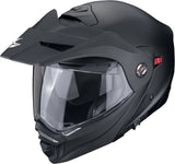 Full-Face Motorcycle Helmet Scorpion Exo Adx-2 Polycarbonate Matt Pearl Black Solid Size S