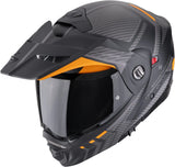 Full-Face Motorcycle Helmet Scorpion Exo Adx-2 Polycarbonate Matt Black Orange Lewis Size Xs
