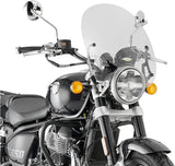 Transparent Wind-Screen - Givi Compatible With Royal Enfield Super Meteor 650 (2023-2024)