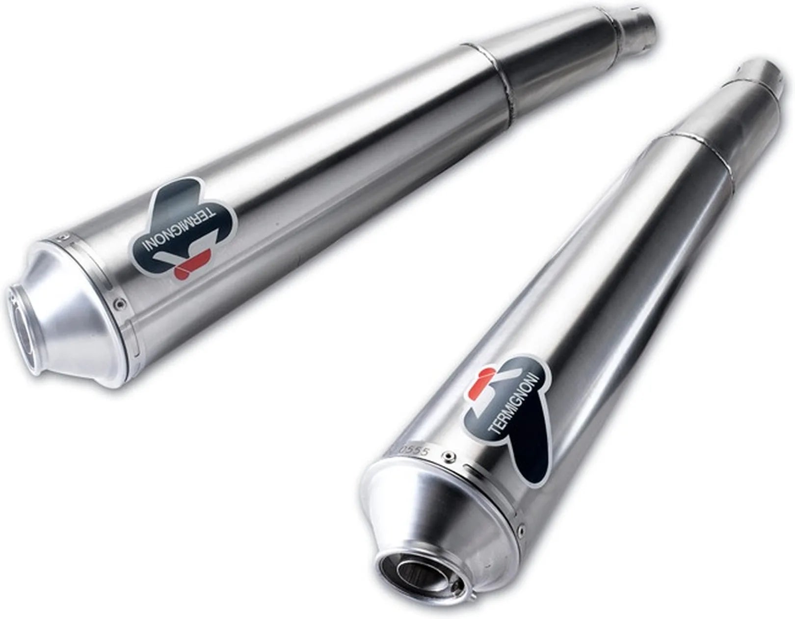 Dual Exhaust System Without Sound Certification Steel Black - Termignoni Compatible With Ducati Gt 1000
