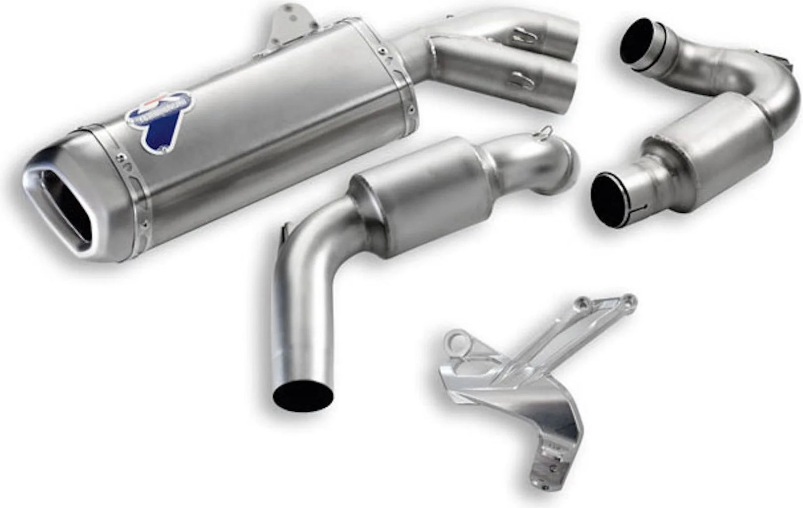 Complete Exhaust System Without Catalytic Converter And Without Sound Certification Titanium - Termignoni Compatible With Ducati Multistrada 1200 (2015-2017)