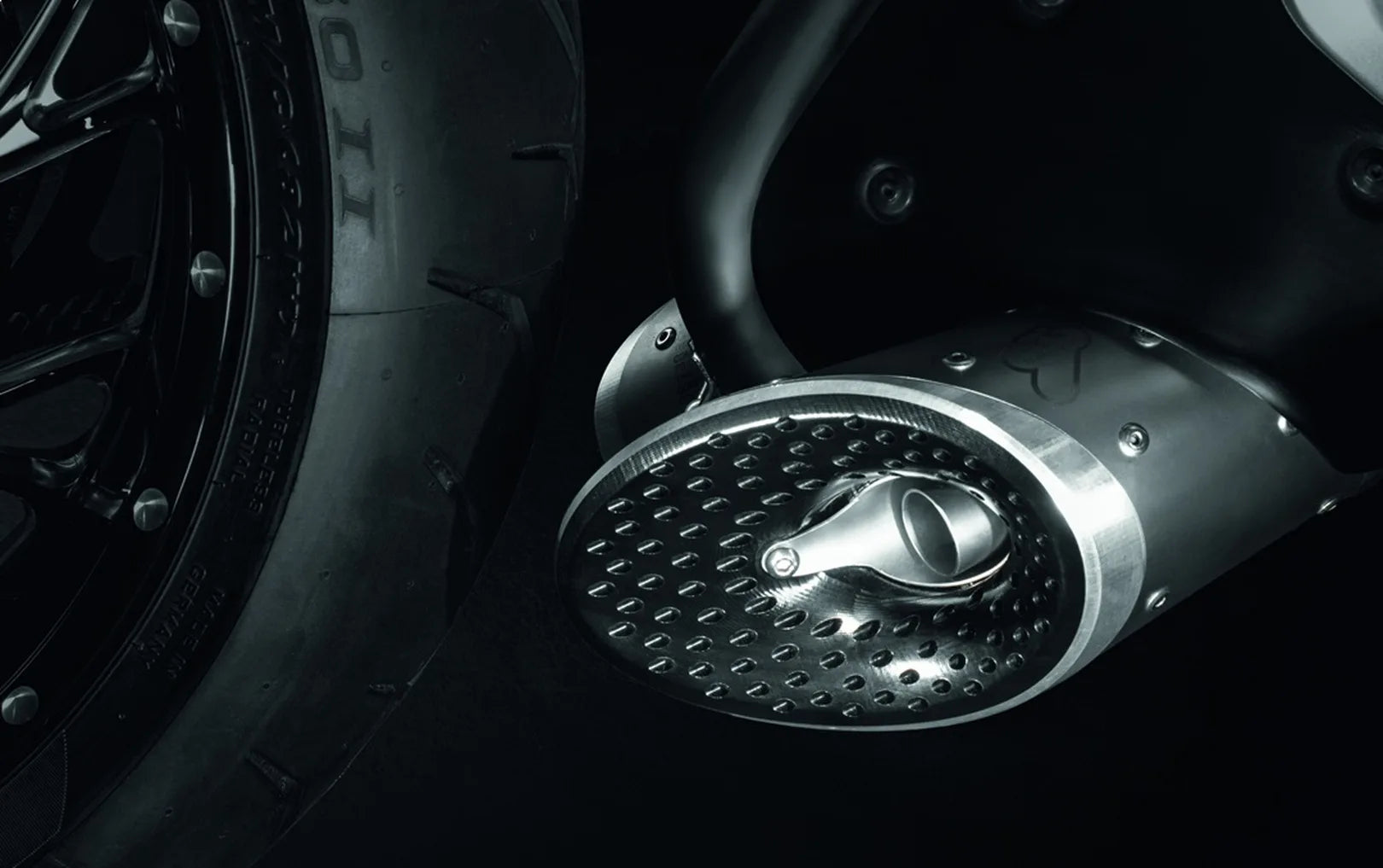 Exhaust Tip Without Sound Certification Carbon - Termignoni Compatible With Ducati Diavel X
