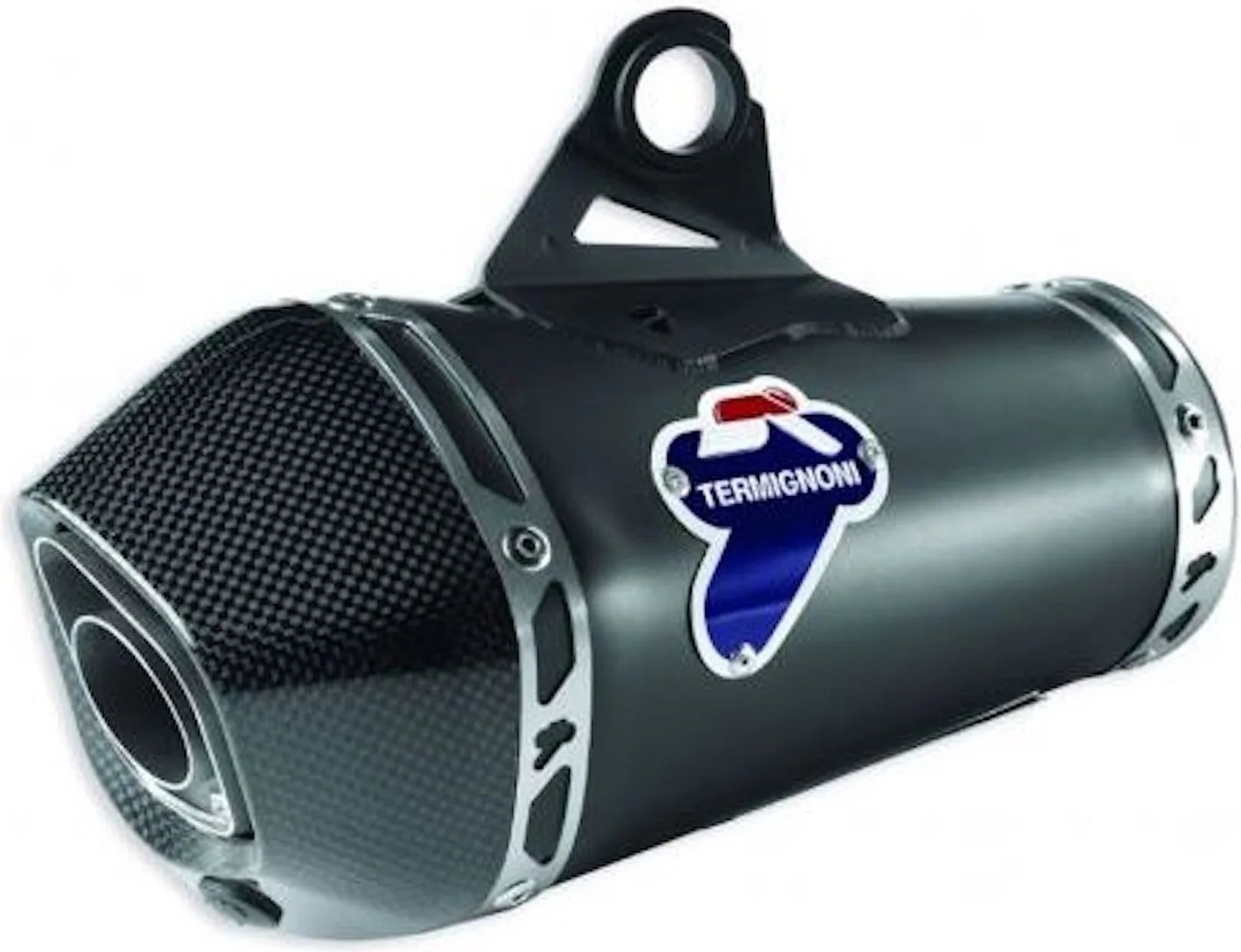 Exhaust Tip Without Sound Certification Titanium Black - Termignoni Compatible With Ducati Scrambler 800
