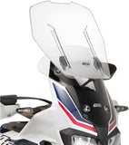 Sliding Wind-Screen Transparent Airflow Airflow - Givi Compatible With Honda Crf 1000 L Africa Twin Adventure Sports (2018-2019)