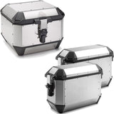 Trekker Alaska Aluminium Top Case + Side Cases - 116 Lt Trekker Alaska Aluminium - Givi Compatible With Honda Nx 500 (2024)