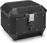 Monokey Trekker Alaska Black Aluminium Top Case - 44 Lt Trekker Alaska Aluminium - Givi Compatible With Ktm 790 Adventure (2019-2020)