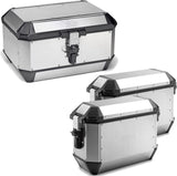 Trekker Alaska Aluminium Top Case + Side Cases - 128 Lt Trekker Alaska Aluminium - Givi Compatible With Yamaha Tracer 900 - Gt (2018-2020)