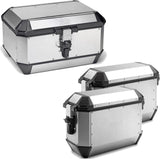 Trekker Alaska Aluminium Top Case + Side Cases - 128 Lt Trekker Alaska Aluminium - Givi Compatible With Honda Nc 750 S - Dct (2014-2015)