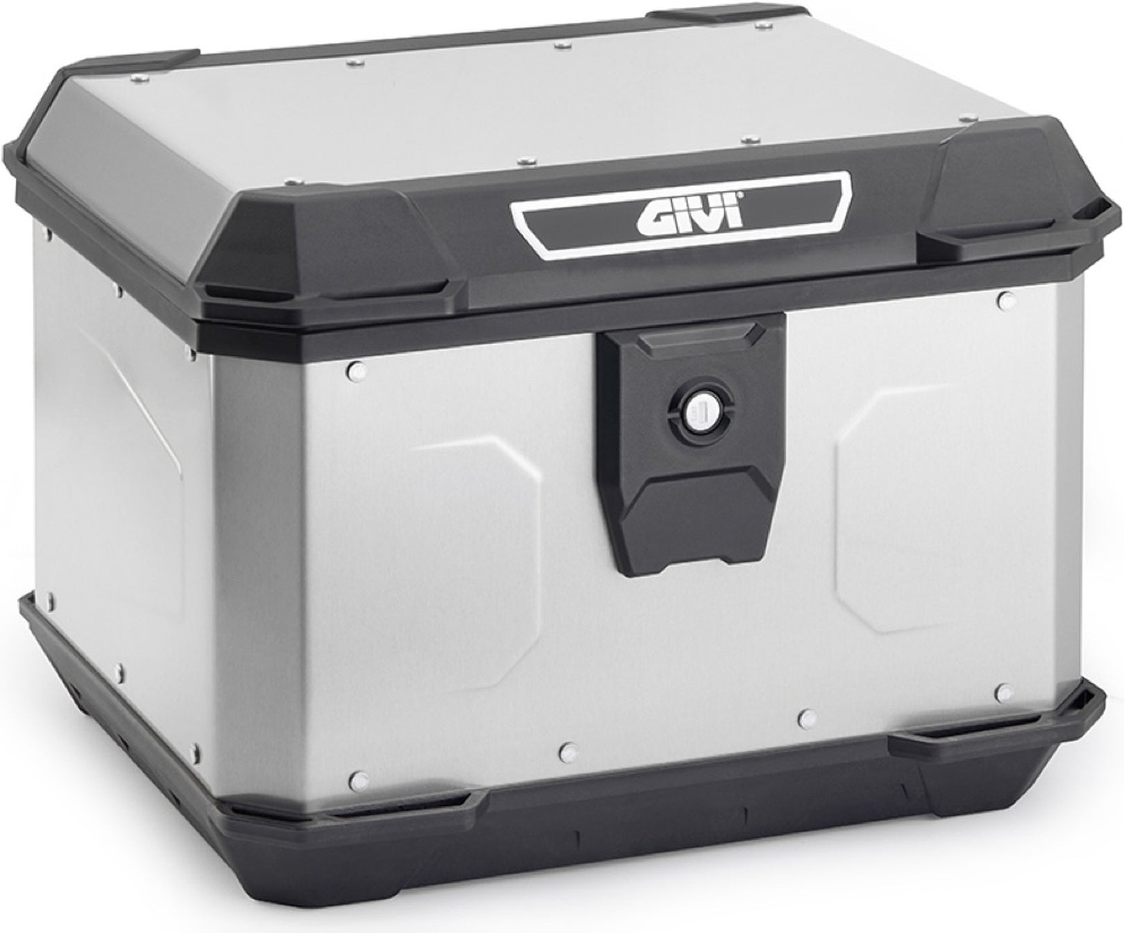 Monolock Alpina Aluminium Top Case - 44 Lt Alpina Aluminium - Givi Compatible With Askoll Ngs1 Ngs2 (2020-2024)