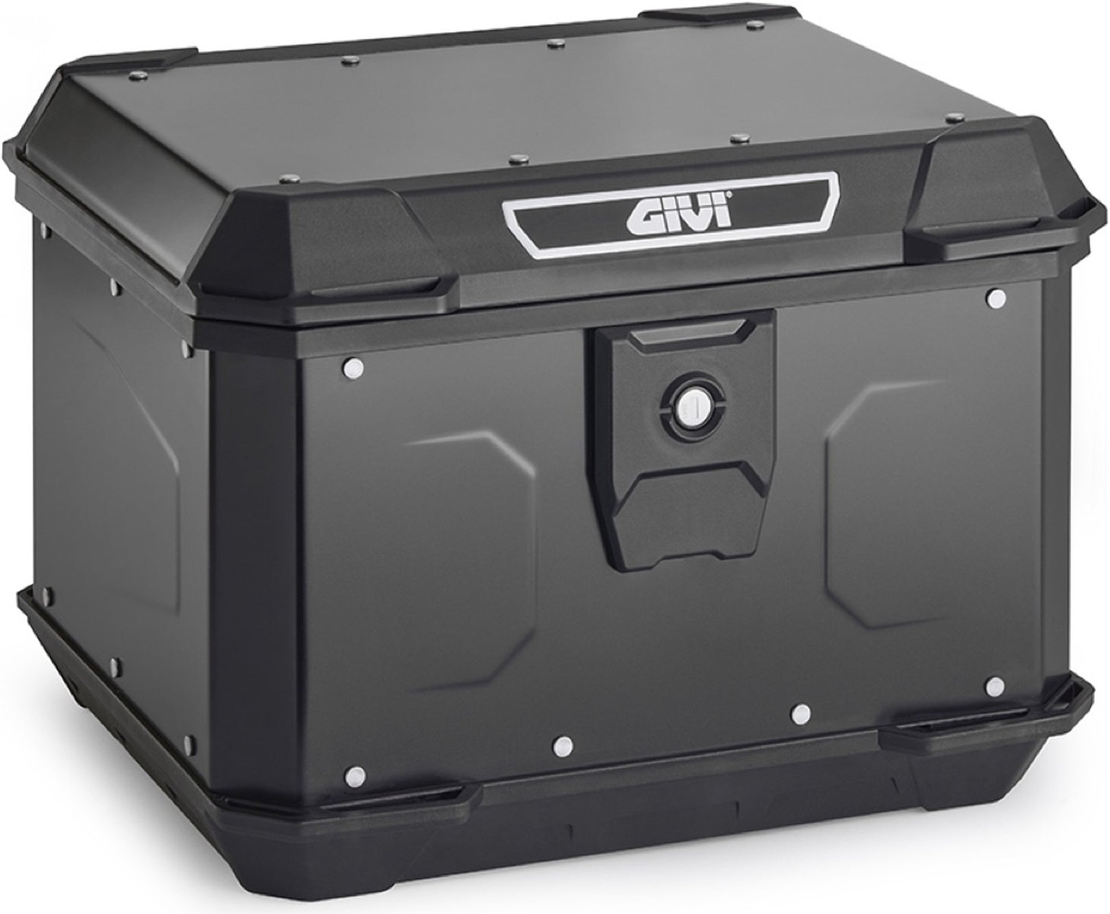Monolock Alpina Black Aluminium Top Case - 44 Lt Alpina Aluminium - Givi Compatible With Niu Nqi (2019-2024)
