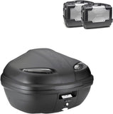 Top Case K47Nt + Side-Cases Kgr46 + Rapid Side-Case Holder - Kappa Moto Compatible With Honda Crf 1000 L Africa Twin (2018-2019)