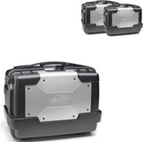 Top Case Kgr33 + Side-Cases Kgr46 + Rapid Side-Case Holder - Kappa Moto Compatible With Honda Crf 1000 L Africa Twin Adventure Sports (2018-2019)