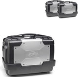 Top Case Kgr46 + Side-Cases Kgr33 + Rapid Side-Case Holder - Kappa Moto Compatible With Honda Crf 1000 L Africa Twin Adventure Sports (2018-2019)