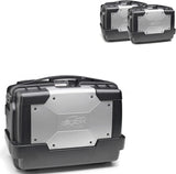Top Case Kgr46 + Side-Cases Kgr46 + Rapid Side-Case Holder - Kappa Moto Compatible With Honda Crf 1000 L Africa Twin Adventure Sports (2018-2019)