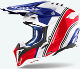 Off-Road Motorcycle Helmet Airoh Aviator 3 - Av3H55 Hpc Carbon Gloss Red Hima Size M