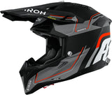 Off-Road Motorcycle Helmet Airoh Aviator 3 - Av3L32 Hpc Carbon Matte Orange Leader Size Xl