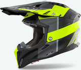 Off-Road Motorcycle Helmet Airoh Aviator 3 - Av3M31 Hpc Carbon Matte Yellow Monarch Size Xxl