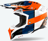 Off-Road Motorcycle Helmet Airoh Aviator 3 - Av3M32 Hpc Carbon Gloss Orange Monarch Size L