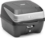 Monolock Silver Top Case - 32 Lt Technopolymer - Givi Compatible With Honda Cbr 250 R (2011-2015)