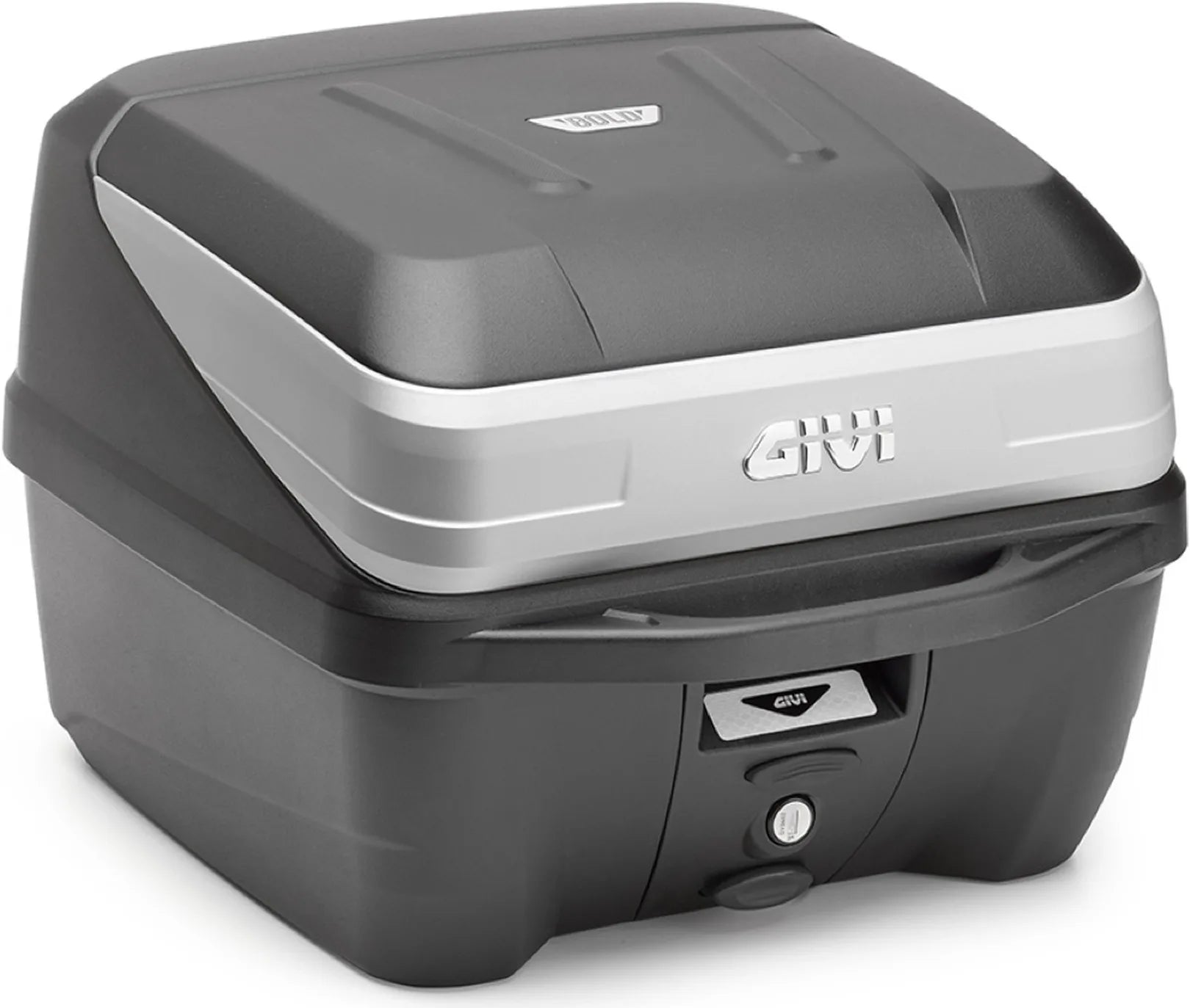 Monolock Silver Top Case - 32 Lt Technopolymer - Givi Compatible With Ktm 1290 Super Adventure T (2017)