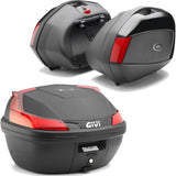 Blade Black Top Case + Side Cases - 107 Lt Blade Technopolymer - Givi Compatible With Honda Nc 750 X (2016-2020)