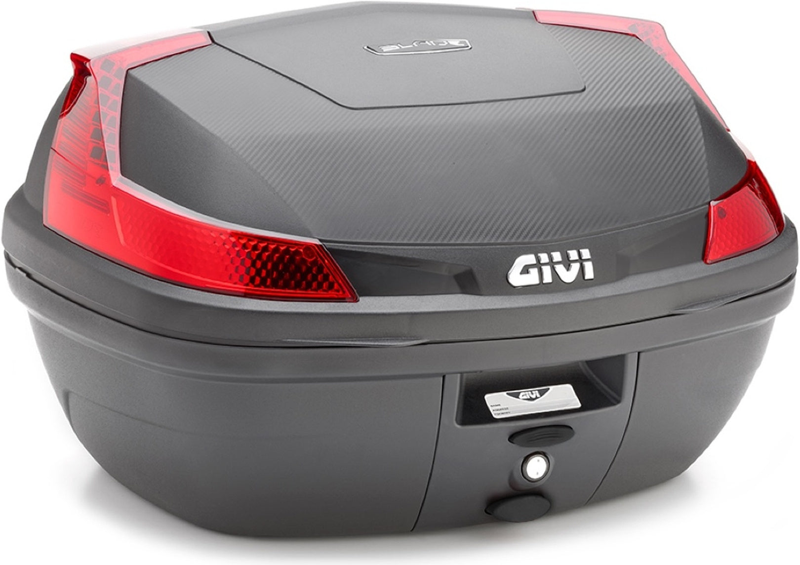 Monolock Blade Black Top Case - 47 Lt Blade Technopolymer - Givi Compatible With Askoll Ngs1 Ngs2 (2020-2024)