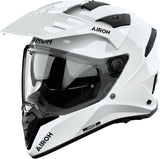 Dual Motorcycle Helmet Airoh Bandit - Ba14 Thermoplastic Hrt Gloss White Color Size Xxl