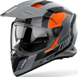 Dual Motorcycle Helmet Airoh Bandit - Bah32 Thermoplastic Hrt Matte Orange Horn Size Xl