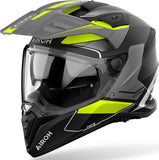 Dual Motorcycle Helmet Airoh Bandit - Bat31 Thermoplastic Hrt Matte Yellow Tune Size M