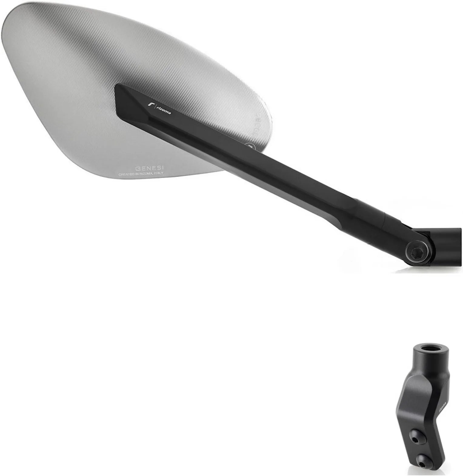 Mirror Side Mount Right Genesi - Rizoma Compatible With Mv Agusta Rivale 800 Eas (2013-2019)