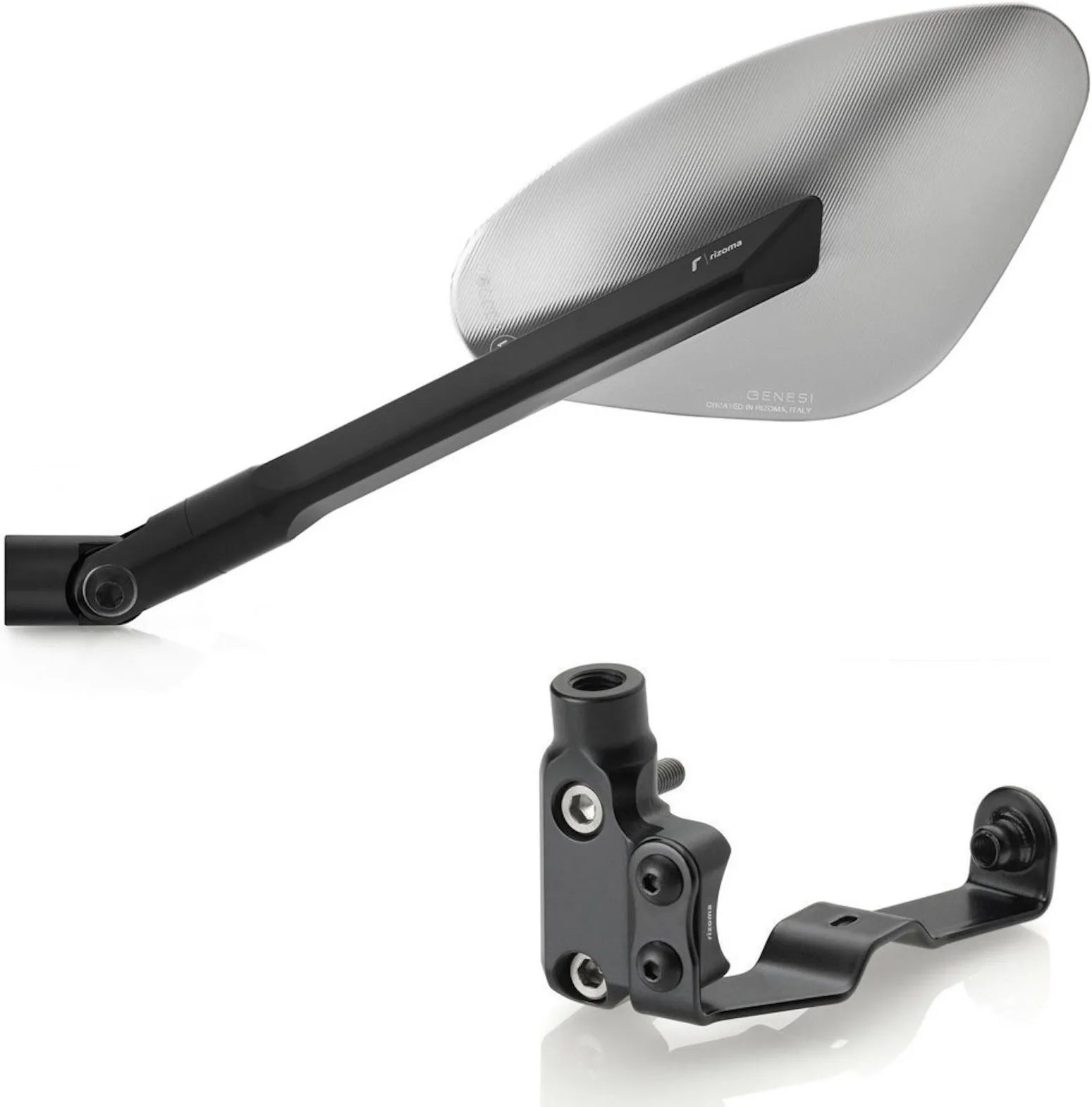 Mirror Side Mount Left Genesi - Rizoma Compatible With Mv Agusta Rivale 800 Eas (2013-2019)