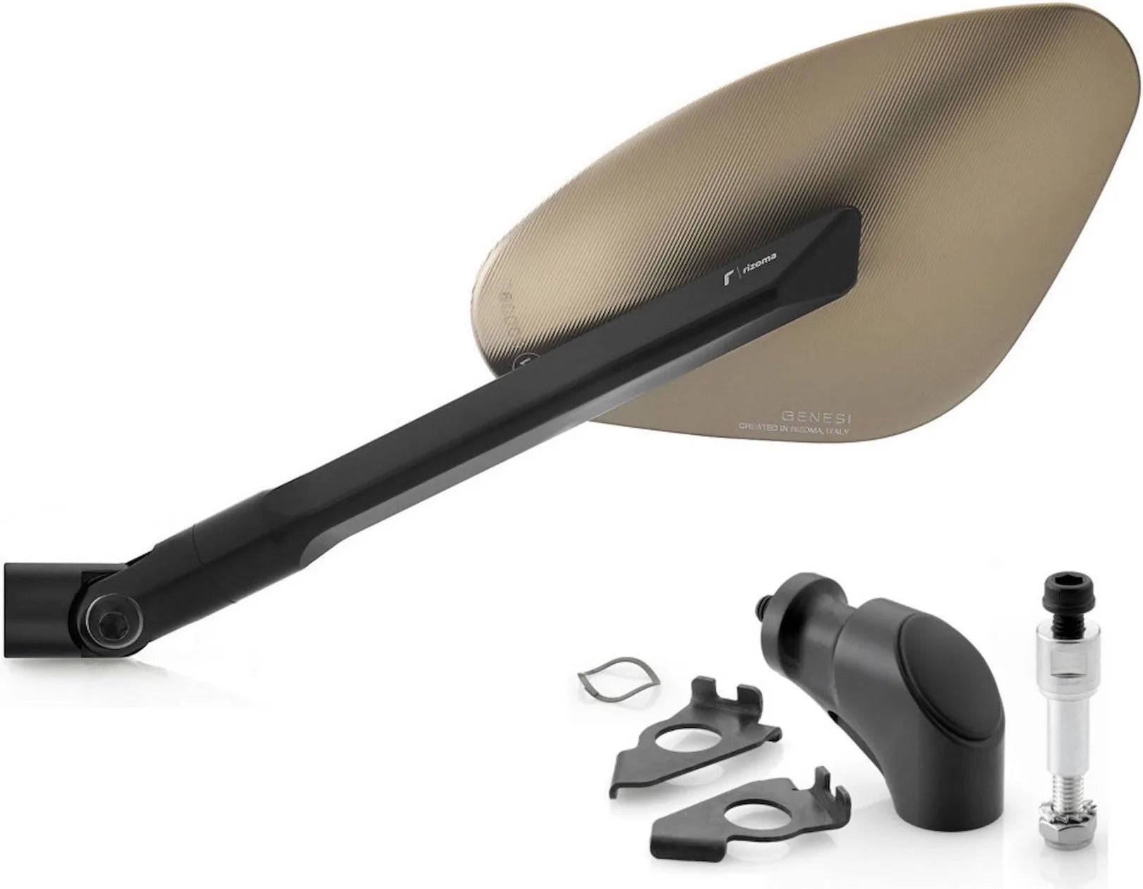 Mirror Side Mount Left Genesi - Rizoma Compatible With Yamaha T-Max 530 (2012-2019)