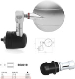 Mirror End Mount Right Universal Ø24,5(21>23) Spy-R Ø57 - Rizoma Compatible With Yamaha