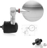 Mirror End Mount Left Spy-R Ø57 - Rizoma Compatible With Bmw K 1200 R (2005-2008)