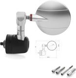 Mirror End Mount Left Spy-R Ø57 - Rizoma Compatible With Bmw C 600 Sport (2012-2015)